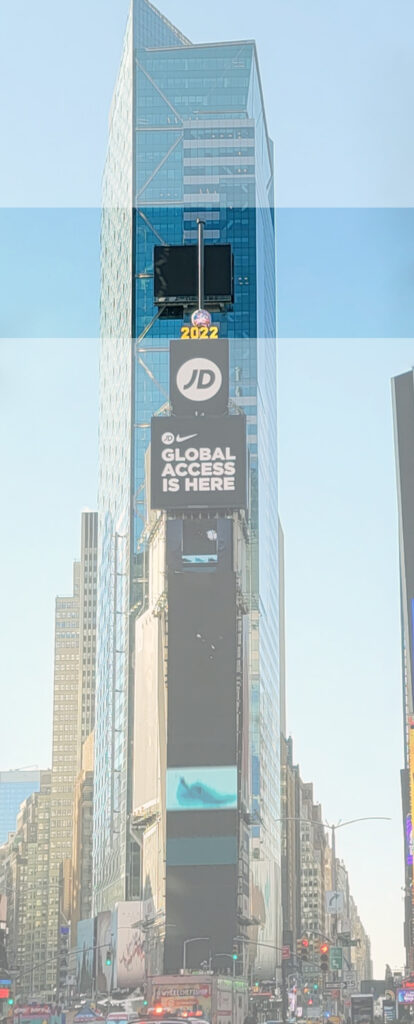 New Years Eve Times Square Billboard location